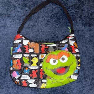 Colorful Cartoon Print Women's Bag